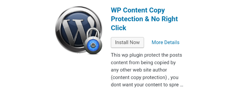 Wp copy protection