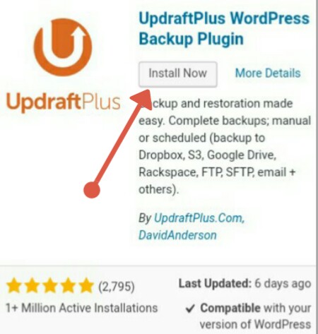 UpdraftPlus plugin