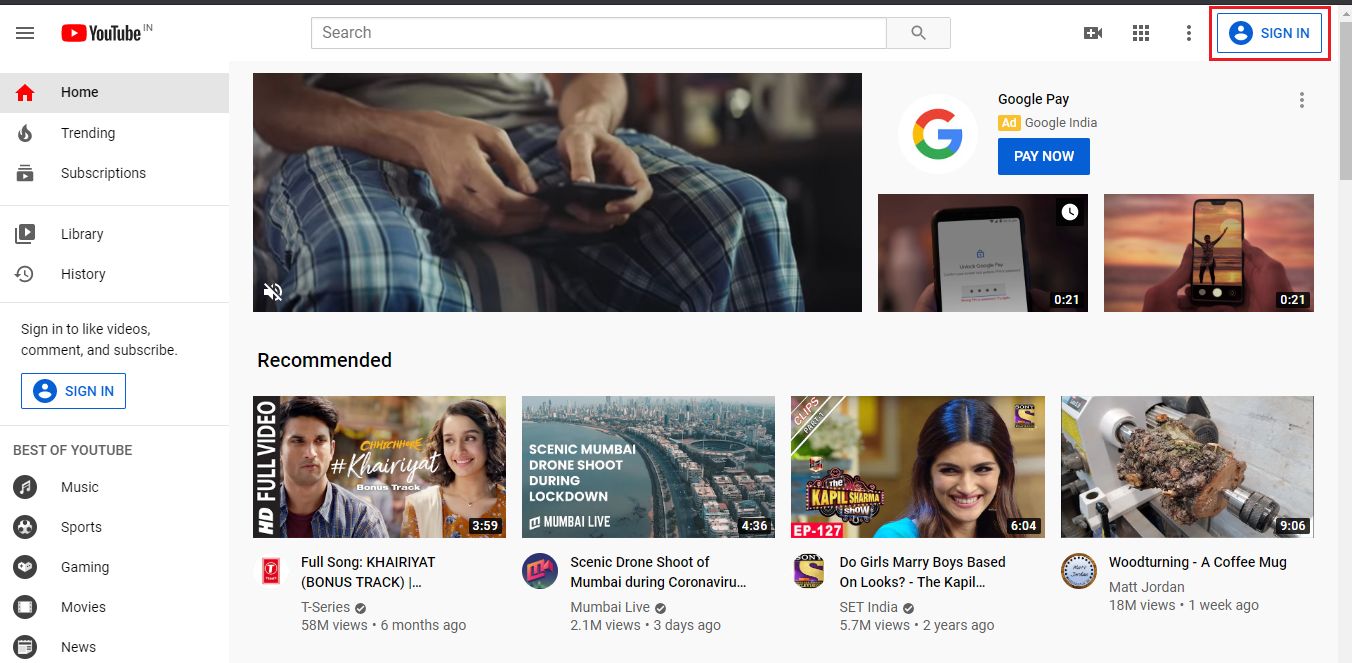 Youtube Search Engine